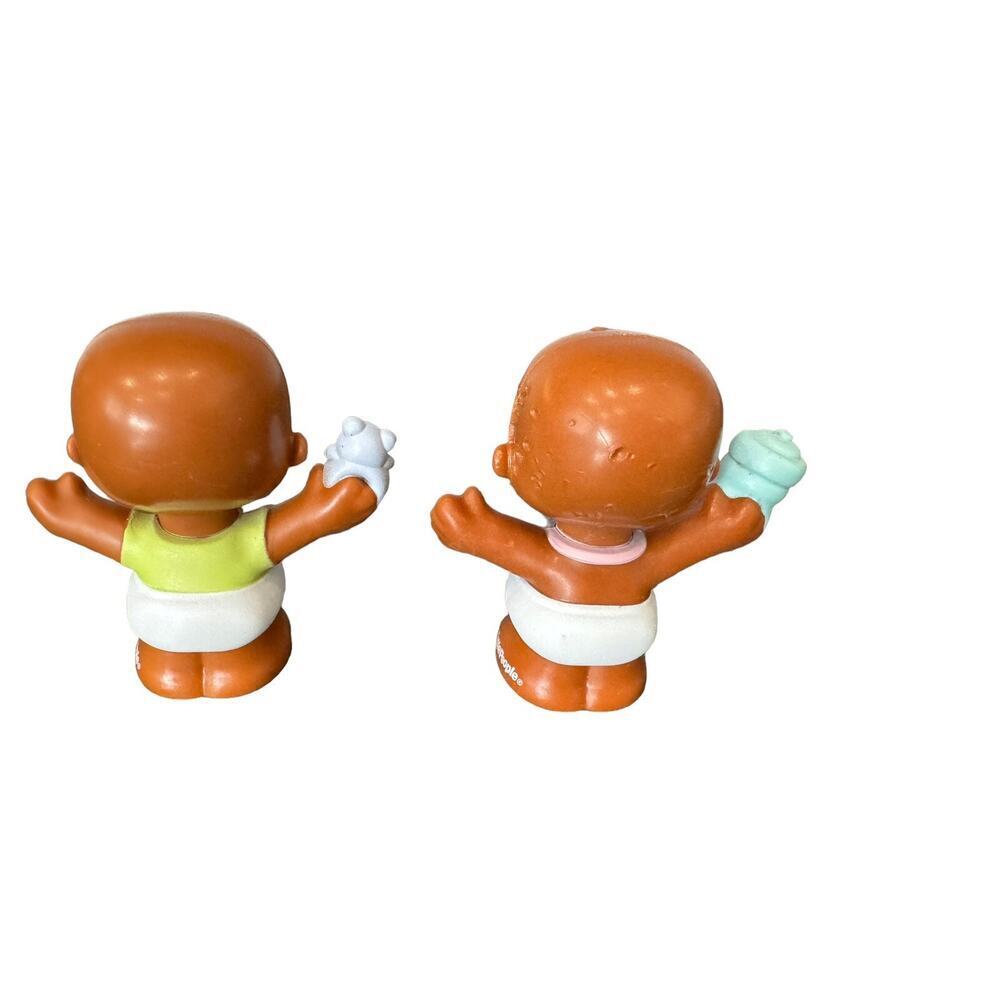Fisher Price Little People African American Twins, Boy & Girl - Picture 3 of 3